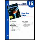 Holt Chemistry Chapter Resource File Chapter 16 Reaction 