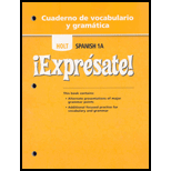 Expresate!: Spanish Level 1A - Workbook