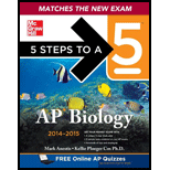 5 Steps to a 5 : AP Biology 2014-2015 Edition (ISBN10: 0071802886; ISBN13: 9780071802888) 