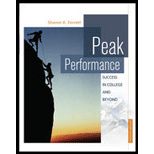 Peak Performance: Success in College and Beyond