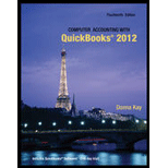 Computer Accounting With Quickbooks Pro 2012 - Text