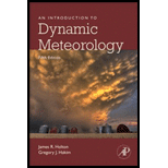 cover of Introduction to Dynamic Meteorology (5th edition)