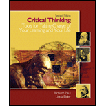 Critical Thinking : Tools for Taking Charge of Your Learning