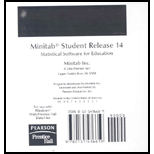 Minitab Student Version 14 for Windows - CD (Software) (ISBN10: 0131436619;