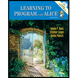Alice Computer Program Book