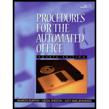 Procedures for the Automated Office, with 3'' Disk Procedures for the Automated Office, with 3'' Disk