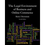 Legal Environment of Business and Online Commerce by Henry R. Cheeseman - ISBN 9780132870887