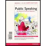 Public speaking An Audience-Centered Approach, Books a la 