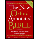 New Oxford Annotated Bible with Apocrypha, New Revised 