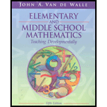 Elementary and Middle School Mathematics: Teaching 