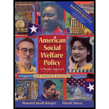American Social Welfare Policy : A Pluralist Approach with Research Navigator Edition by Howard Jacob Karger and David Stoesz - ISBN 9780205534982