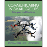 cover of Communicating in Small Groups: Principles and Practices (11th edition)