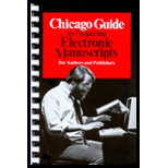 Chicago Guide to Preparing Electronic Manuscripts : For Authors and Publishers Chicago Guide to Preparing Electronic Manuscripts : For Authors and Publishers