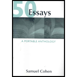 50 essays a portable anthology table of contents