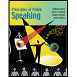 Principles of Public Speaking / With CD Principles of Public Speaking / With CD