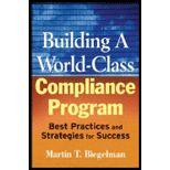 Building a World-Class Compliance Prog. by Biegelman - ISBN 9780470114780