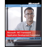 70-536 : Microsoft  NET Framework Application Development 