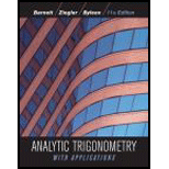 Analytic Trigonometry with Applications 11TH 12 Edition, by Raymond A Barnett - ISBN 9780470648056