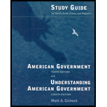 American Government and Understanding American Government: Study Guide: Tenth (10th) Edition Cover Art