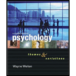 Psychology : Themes and Variations - With Charts - Package