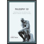 Philosophy 101: Selections from the Works of the Western 