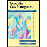 Generalist Case Management : A Method of Human Service Delivery Generalist Case Management : A Method of Human Service Delivery