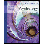 Psychology : Themes and Variations, Brief - With Charts