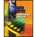 Data Entry : Skillbuilding and Application - With CD