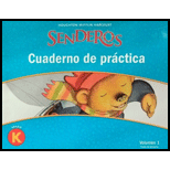 Senderos, Grade K Practice Book Consumable: Houghton Mifflin