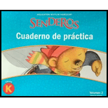 Senderos, Grade K Practice Book Consumable: Houghton Mifflin