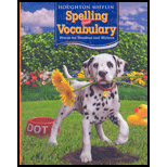 HM Spelling and Vocabulary Student Edition Consumable Ball 