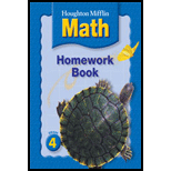 HM Mathmatics Homework Book Consumable Grade 4