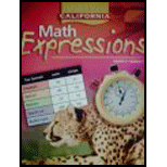 Houghton Mifflin Math Expressions California Pupil Edition, 