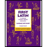 First Latin Book 1 : Student Activity Book