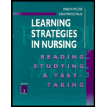 Learning Strategies in Nursing : Reading, Study, and Test-Taking Learning Strategies in Nursing : Reading, Study, and Test-Taking