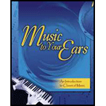 cover of Music to Your Ears : An Introduction to...-With CD