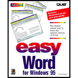 Easy Word 7 for Windows 95 Easy Word 7 for Windows 95
