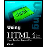 Using HTML 4 Using HTML 4
