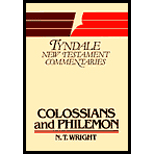 Epistles of Paul to the Colossians and to Philemon : An Introduction and Commentary Epistles of Paul to the Colossians and to Philemon : An Introduction and Commentary