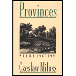 Provinces: Poems 1987-1991 Provinces: Poems 1987-1991