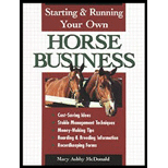 Starting and Running Your Own Horse Business