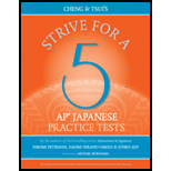 Cheng and Tsui's Strive for a 5 AP* Japanese Practice Tests