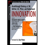 Innovation : Breakthrough Thinking at 3M, DuPont, GE, Pfizer