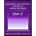 Diagnostic and Statistical Manual of Mental Disorders DSM 5 5TH 13 Edition, by American Psychiatric Association - ISBN 9780890425558