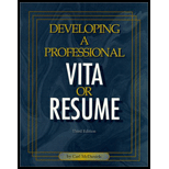 Developing a Professional Vita or Resume Developing a Professional Vita or Resume