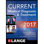 Current Medical Diagnosis and Treatment 2017