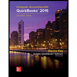 cover of Computer Accounting With Quickbooks 2015 - With 2 CDs (17th edition)