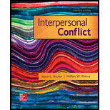 Interpersonal Conflict Looseleaf 10TH 18 Edition, by Joyce Hocker - ISBN 9781259955525