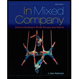 cover of In Mixed Company: Communication. Small Groups (9th edition)