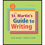 St. Martin's Guide to Writ. Short, MLA Updtd